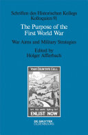 Read Pdf The Purpose of the First World War