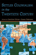 Read Pdf Settler Colonialism in the Twentieth Century