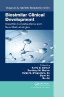 Read Pdf Biosimilar Clinical Development: Scientific Considerations and New Methodologies