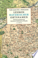 Lexikon bayerischer Ortsnamen