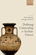 Read Pdf Defining Citizenship in Archaic Greece
