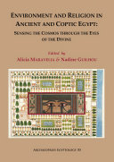 Read Pdf Environment and Religion in Ancient and Coptic Egypt: Sensing the Cosmos through the Eyes of the Divine