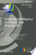 Artificial Intelligence In Theory And Practice Iii