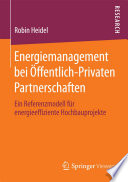 Energiemanagement bei Öffentlich-Privaten Partnerschaften
