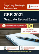 Graduate Record Exam (GRE) 2021 | 10 Mock Test For Complete Preparation Book