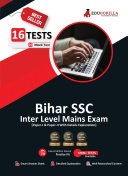 Read Pdf BSSC Inter Level Mains Exam Preparation Book | 16 Mock Tests (Solved) [8 Paper-I + 8 Paper-II] | Complete Practice Kit for Bihar Staff Selection Commission (Bihar SSC) | Latest Edition By EduGorilla