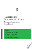 Handbook On Evolution And Society