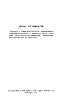 Media Law Reporter