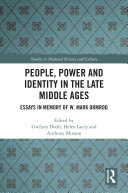 Read Pdf People, Power and Identity in the Late Middle Ages