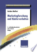 Marketingforschung und Käuferverhalten