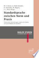 Standardsprache zwischen Norm und Praxis