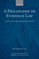 Read Pdf A Philosophy of Evidence Law