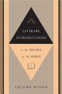 Read Pdf Literary Introductions to the Books of the Bible