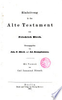 Einleitung in das Alte Testament
