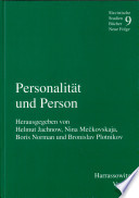 Personalität und Person