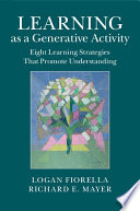Learning As A Generative Activity