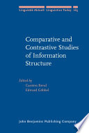 Comparative and Contrastive Studies of Information Structure