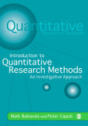 Read Pdf Introduction to Quantitative Research Methods