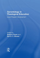Read Pdf Gerontology in Theological Education