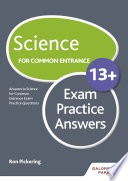 Science for Common Entrance 13+ Exam Practice Answers (for the June 2022 exams)