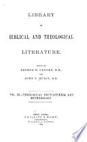 Theological encyclopædia and methodology