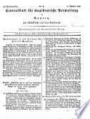 Centralblatt für magistratische Verwaltung und allgemeine Polizei-Fama für Bayern, mit Rücksicht auf das Ausland