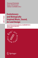 Read Pdf Evolutionary and Biologically Inspired Music, Sound, Art and Design