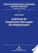 Sanktionen der Europäischen Union gegen ihre Mitgliedstaaten