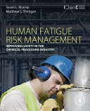 Read Pdf Human Fatigue Risk Management
