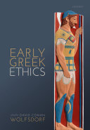 Read Pdf Early Greek Ethics