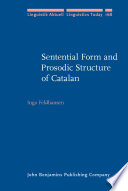 Sentential Form And Prosodic Structure Of Catalan