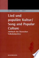 Lied und populäre Kultur - Song and Popular Culture