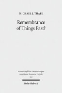 Remembrance of Things Past? pdf