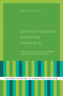 Read Pdf Entextualizing Domestic Violence