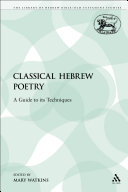 Read Pdf Classical Hebrew Poetry