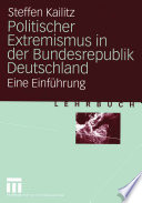 Politischer Extremismus in der Bundesrepublik Deutschland
