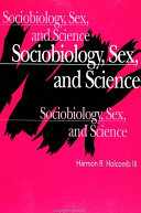 Read Pdf Sociobiology, Sex, and Science