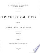 Climatological Data for the United States by Sections
