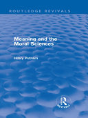 Read Pdf Meaning and the Moral Sciences (Routledge Revivals)