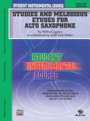 Student Instrumental Course: Studies and Melodious Etudes for Alto Saxophone, Level 1