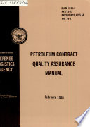 Petroleum Contract Quality Assurance Manual image