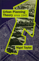 Urban Planning Theory since 1945 Book