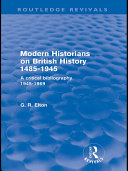 Read Pdf Modern Historians on British History 1485-1945 (Routledge Revivals)