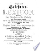 Allgemeines Gelehrten-Lexicon: A-C