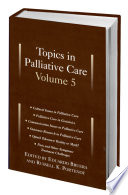 Topics in Palliative Care