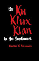 Read Pdf The Ku Klux Klan in the Southwest