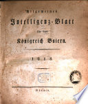 Allgemeines Intelligenzblatt für das Königreich Baiern