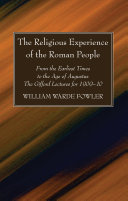 Read Pdf The Religious Experience of the Roman People