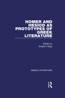 Read Pdf Homer and Hesiod as Prototypes of Greek Literature
