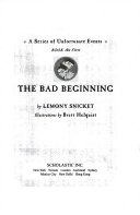 The bad beginning Book Cover